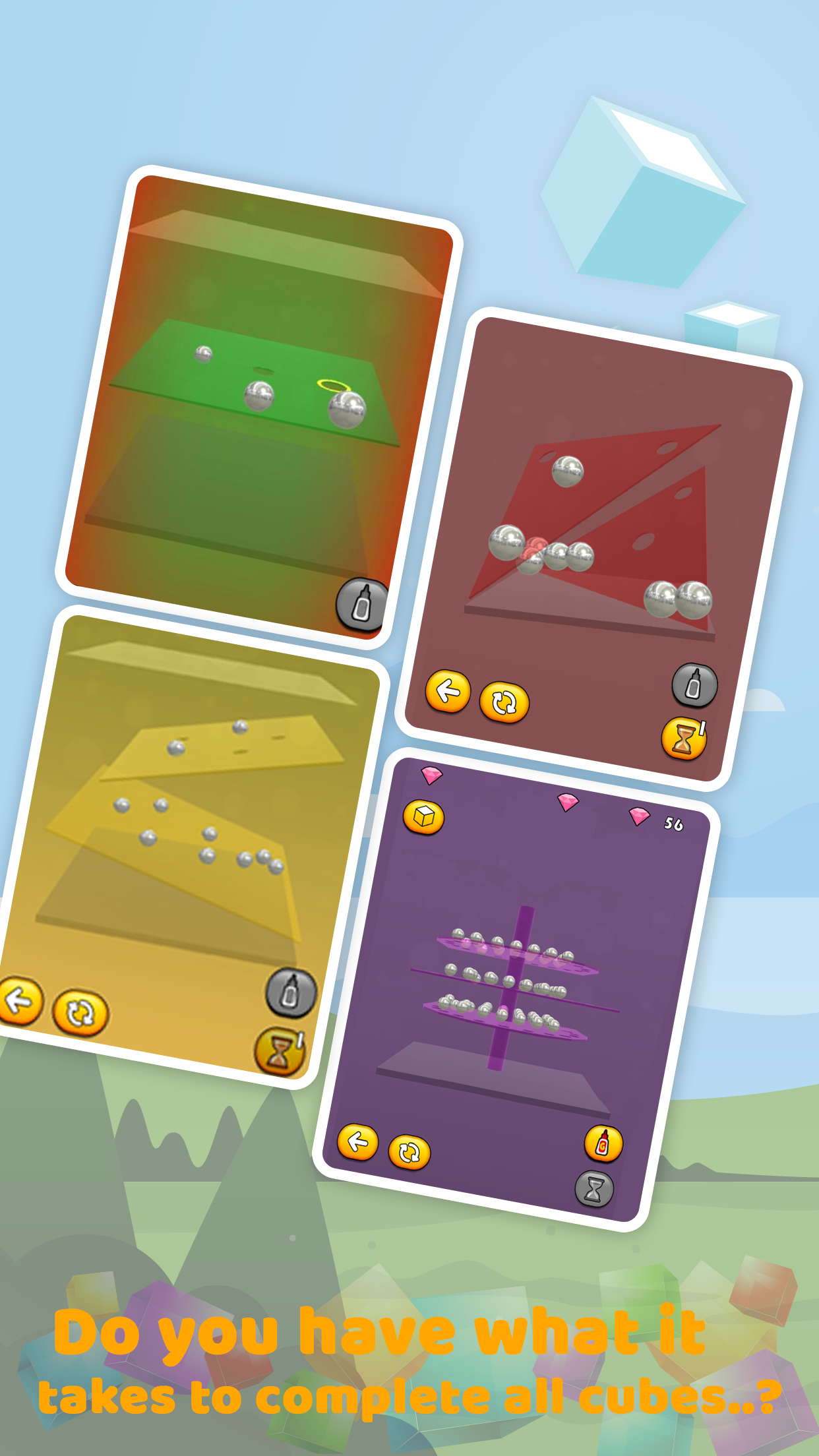Crazy Cube - Fast Paced Mobile Gameplay Screenshot